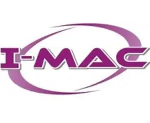 I-MAC logo – trusted client of Hariom Pipes, a top manufacturer of steel pipes and tubes in India